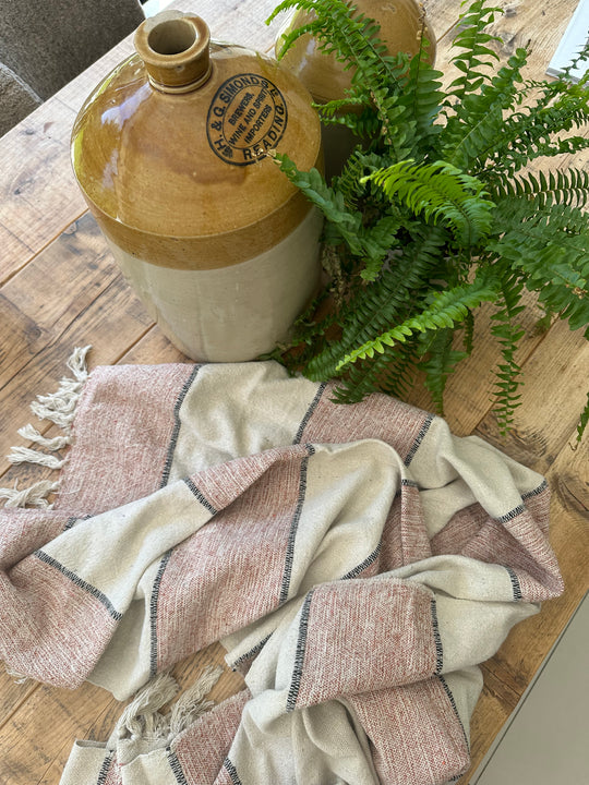 CHERRY  Recycled Throw
