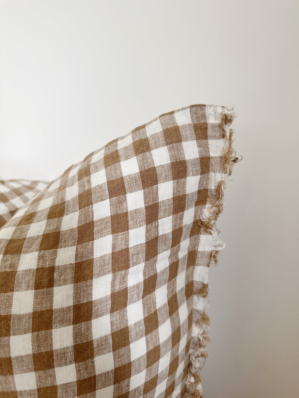 GINGHAM lumbar rust