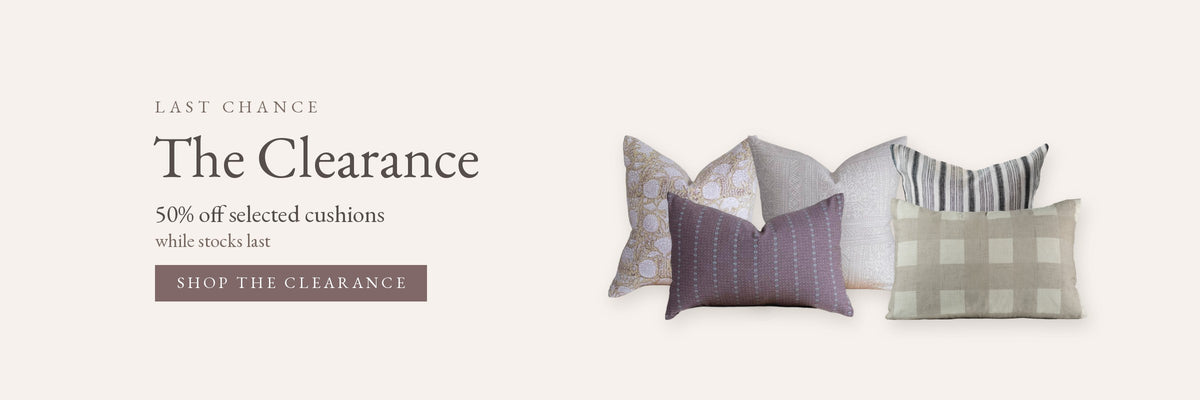 The Clearance – 50% off selected cushions
