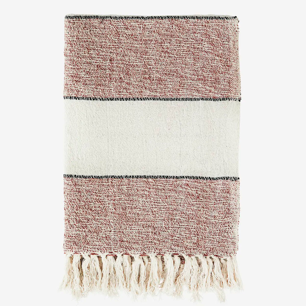 Cherry  Recycled Throw