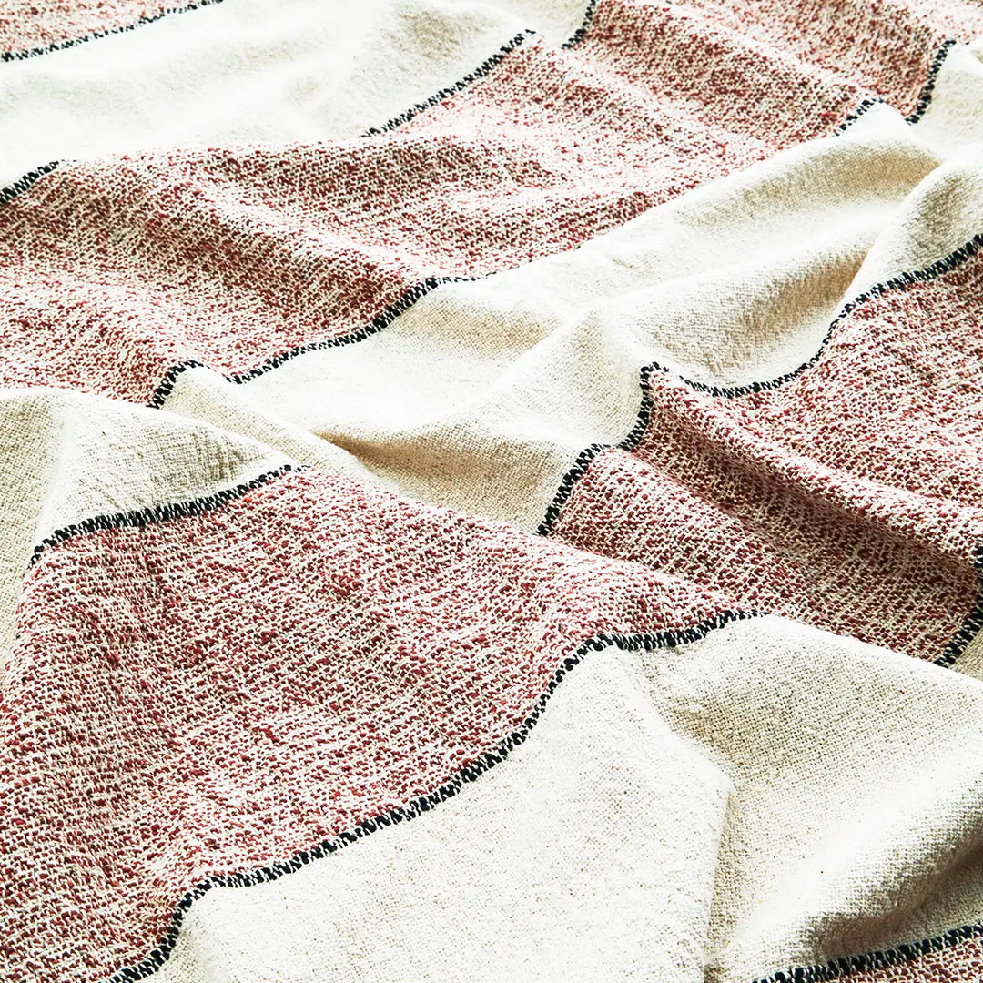 CHERRY  Recycled Throw