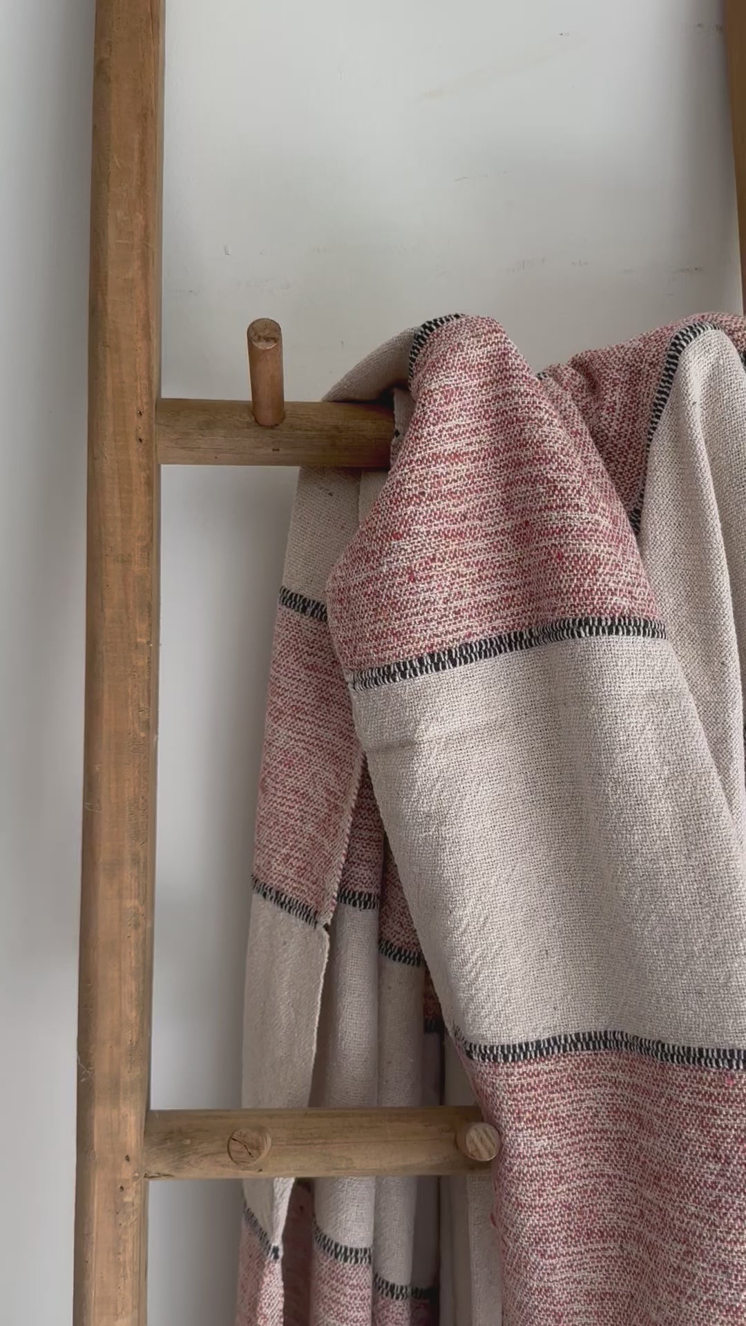 CHERRY  Recycled Throw