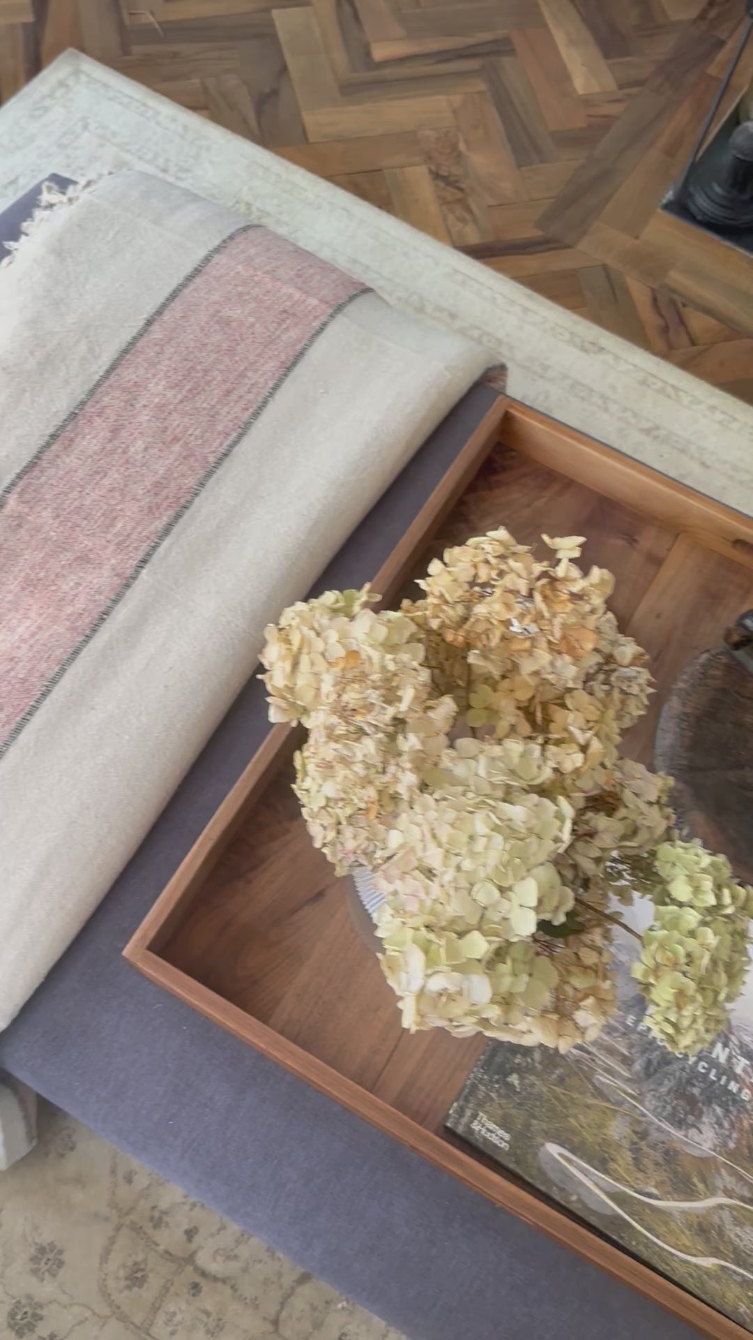 CHERRY  Recycled Throw