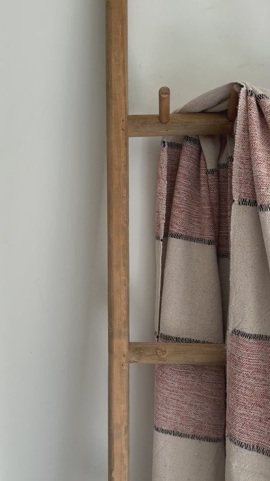 CHERRY  Recycled Throw